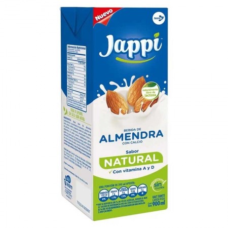 BEBIDA JAPPI ALMENDRAS CON CALCIO *900ML