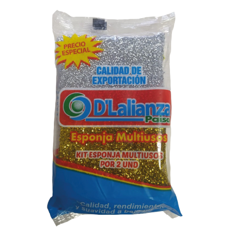 ESPONJA D'LALIANZA ORO PLATA *2UND