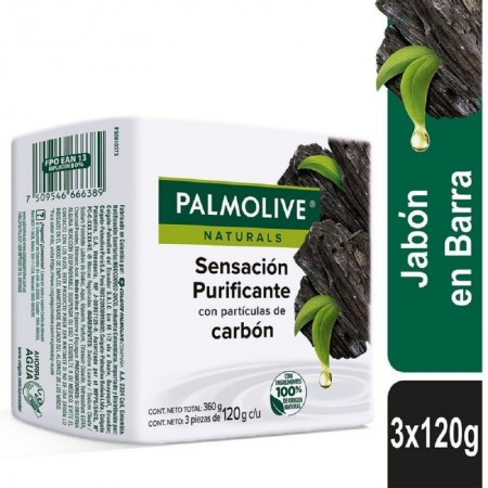 OFT JAB PALMOLIVE CARBON *3UND *120G
