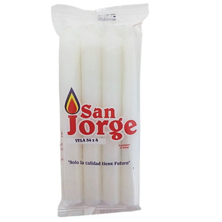 VELA SAN JORGE BLANCA 54*4