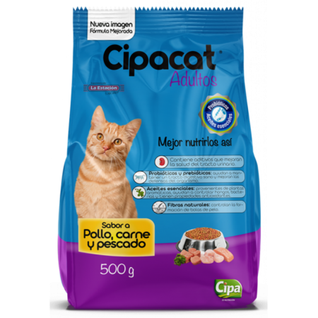 CUIDO PARA GATOS CIPACAT X 500 G