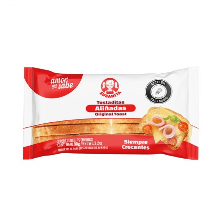 TOSTADAS SUSANITA X90GR ALIÑADAS