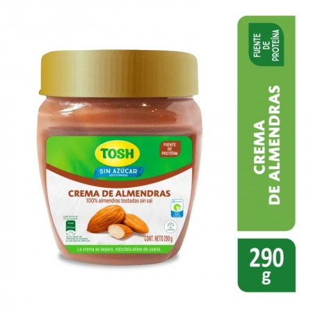 CREMA DE ALMENDRAS TOHS SIN AZUCAR*290G