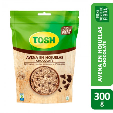 AVENA TOSH EN HOJUELAS CHOCOLATE *300