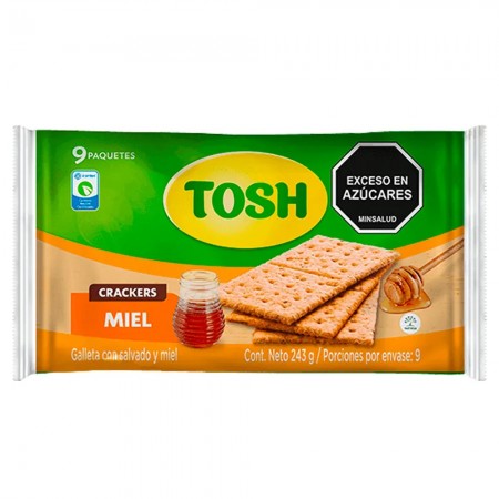 GALLETAS TOSH X9 MIEL
