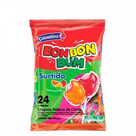BON BON BUM SURTIDO *24UND