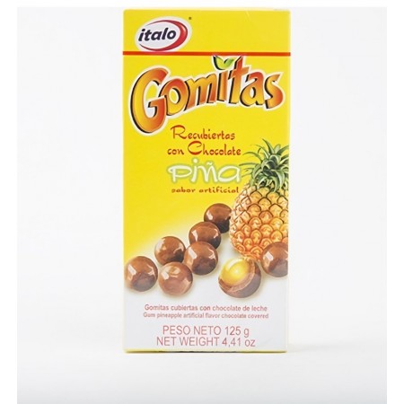 GOMITAS ITALO PIÑA CUB CHOCOLATE *125G