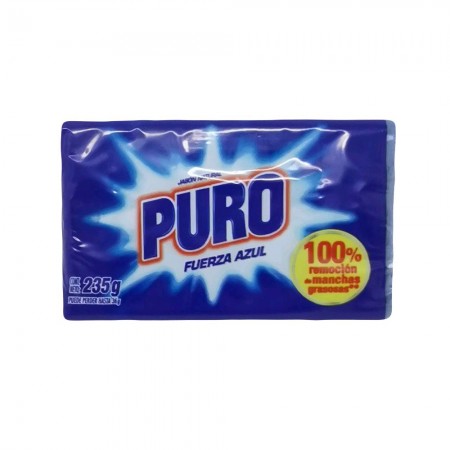 JABON PURO FUERZA AZUL *235G *1