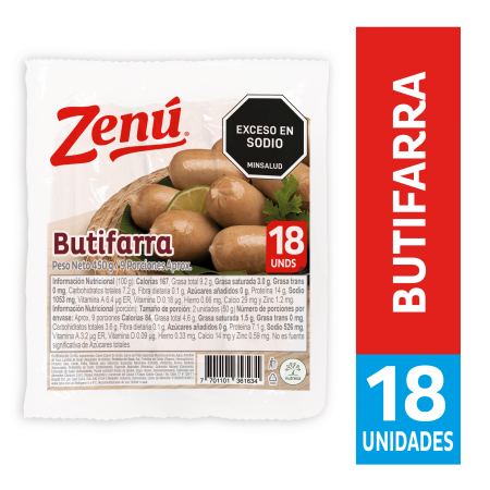 BUTIFARRA ZENU *450G