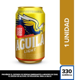 CERVEZA AGUILA LIGHT LATA x...