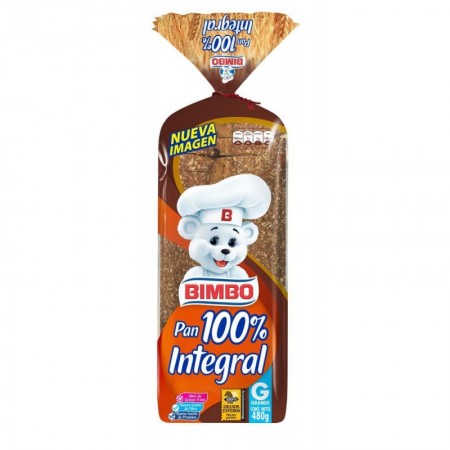 PAN TAJADO BIMBO X 500 G INTEGRAL GRANDE