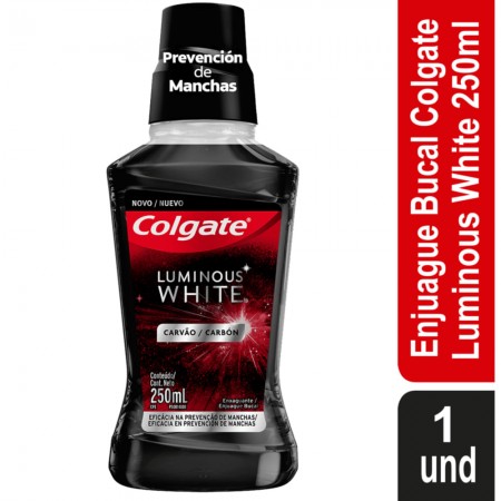 ENJUAGUE BUCAL COLGATE LUMINOOS CARBON