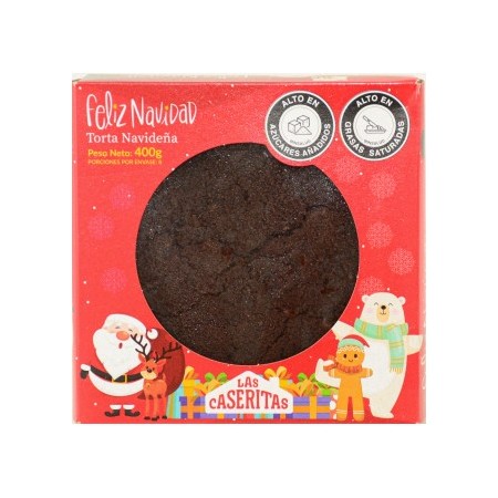 TORTA LAS CASERITAS FELIZ NAVIDAD *400G