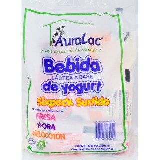 YOGURT AURALAC SIXPACK...