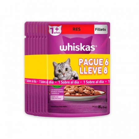 OFT BOCADITO WHISKAS PG 6 LLV 8 *85G