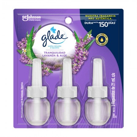 AMB GLADE ACEIT LAVANDA Y ALOE RPT *3UND