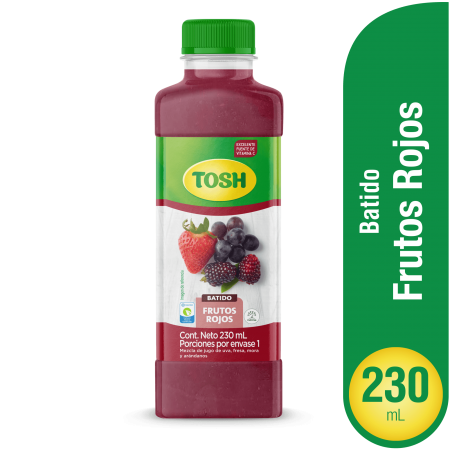 BATIDO TOSH FRUTOS ROJOS BOTELLA *230ML