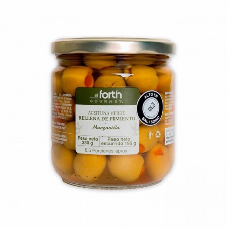 ACEITUNAS EL FORTIN R/PIMIENTO *330G