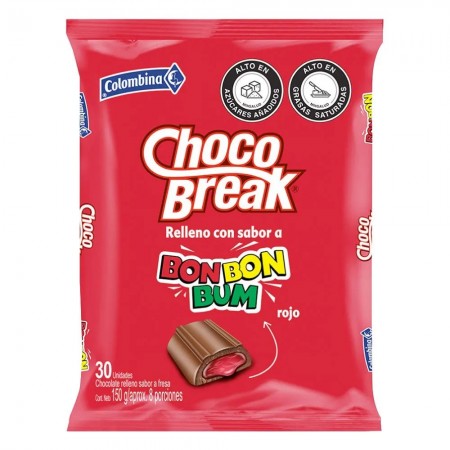 CONFITE CHOCOBREAK RELLENA BONBONBUN*30U