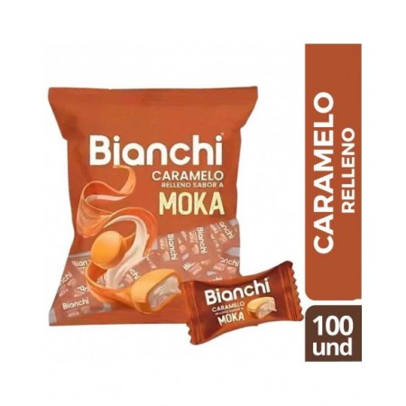 CONFITE BIANCHI CARAMELO SABOR MOKA 100U