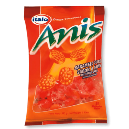 CARAMELO ITALO ANIS *80G *25UND