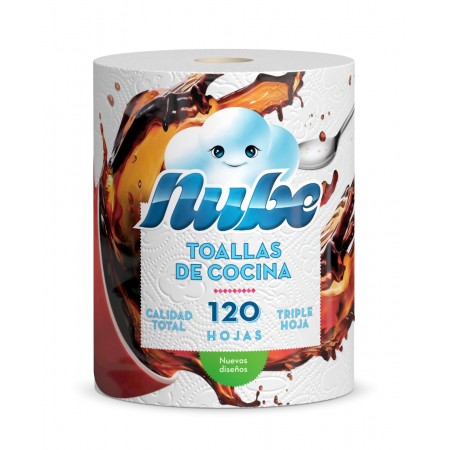 TOALLA COCINA NUBE 120 HOJAS *1 *12