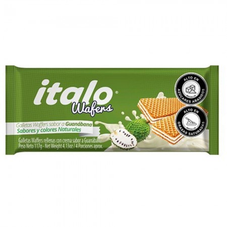 GALLETAS ITALO X117GR TACO GUANABANA