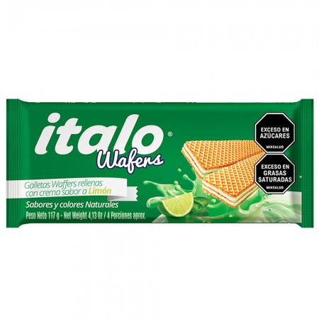 GALLETAS ITALO X117GR TACO LIMON