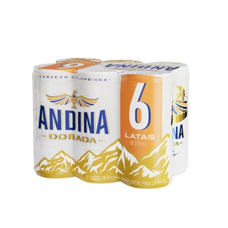 CERVEZA ANDINA SIXPACK *310ML
