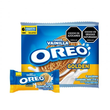 GALLETA OREO VAINILLA GOLDEN 6UND