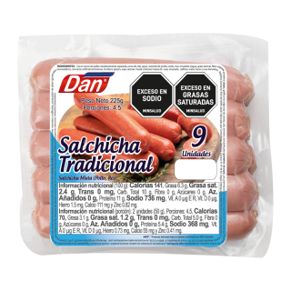 SALCHICHA DAN X 225 G
